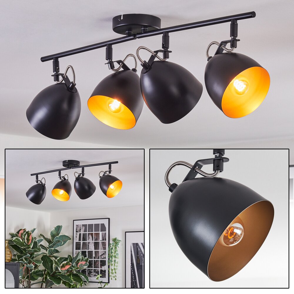 Bjedstrup Taklampa, Takstrålkastare Svart, 4-ljuskällor main product photo
