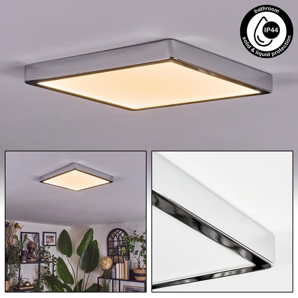 Finsrud Taklampa, Panel LED Krom, 1-ljuskällor main product photo