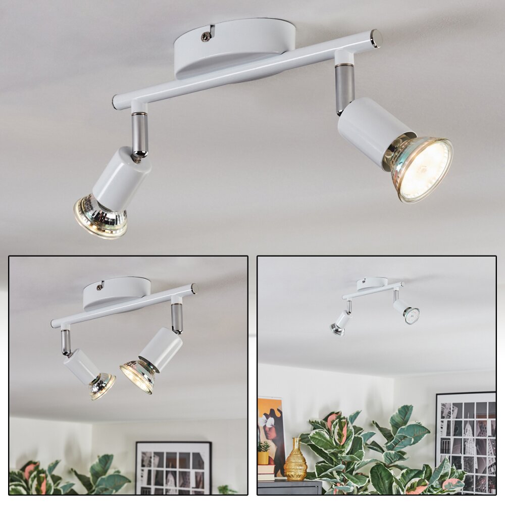 Gjedso Taklampa, Takstrålkastare LED Krom, Vit, 2-ljuskällor main product photo