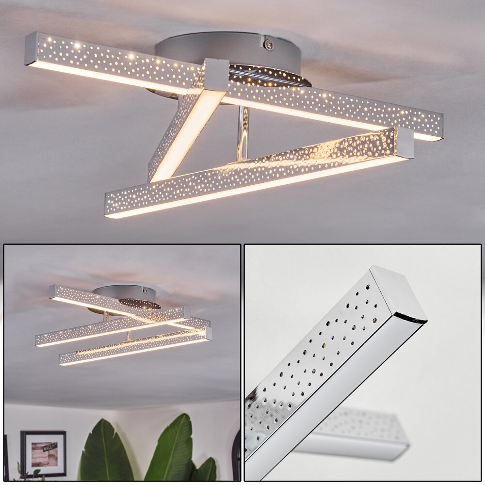 Arlan Taklampa LED Krom, 1-ljuskällor main product photo
