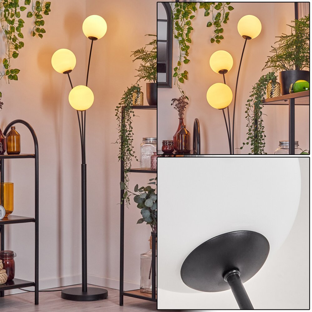 Gastor kullampa, Golvlampa Vit, 3-ljuskällor main product photo