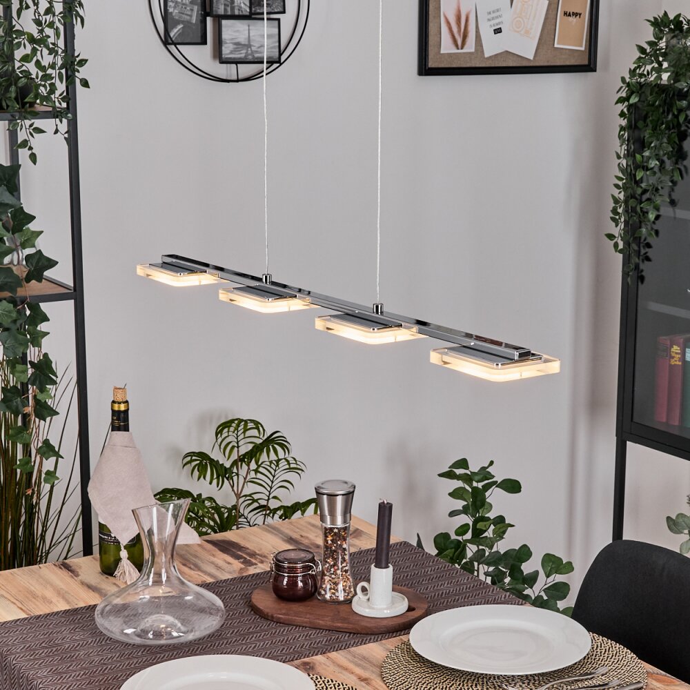 Ordal Pendellampa, Pendelbelysning LED Silver, 4-ljuskällor main product photo