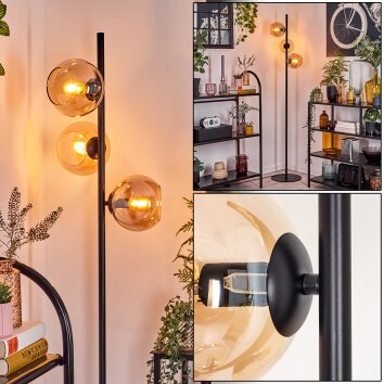 Koyoto Golvlampa Amber, 3-ljuskällor Koyoto Golvlampa Amber, 3-ljuskällor