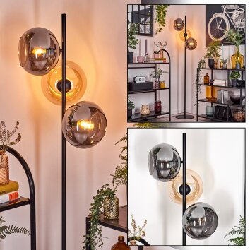 Apedo Golvlampa Amber, Rökfärger, 3-ljuskällor Apedo Golvlampa Amber, Rökfärger, 3-ljuskällor