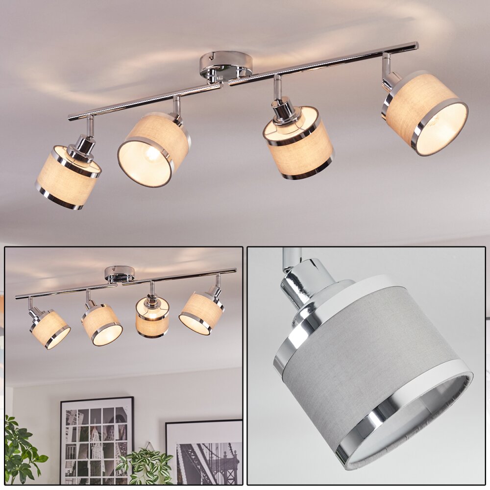 Ailer Taklampa, Takstrålkastare Krom, 4-ljuskällor main product photo
