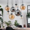 Gastor Pendellampa, kullampa, Pendelbelysning Amber, Klart, Rökfärger, 8-ljuskällor