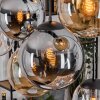 Gastor Pendellampa, kullampa, Pendelbelysning Amber, Klart, Rökfärger, 8-ljuskällor