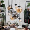 Gastor Pendellampa, kullampa, Pendelbelysning Amber, Klart, Rökfärger, 8-ljuskällor