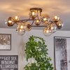 Chehalis Taklampa, kullampa 76 cm Amber, Klart, Rökfärger, 12-ljuskällor