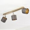 Tibro Taklampa, Takstrålkastare Guld, Grått, 3-ljuskällor