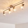 Parado Taklampa, Takstrålkastare Nickel matt, 4-ljuskällor