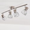 Parado Taklampa, Takstrålkastare Nickel matt, 4-ljuskällor