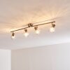 Parado Taklampa, Takstrålkastare Nickel matt, 4-ljuskällor