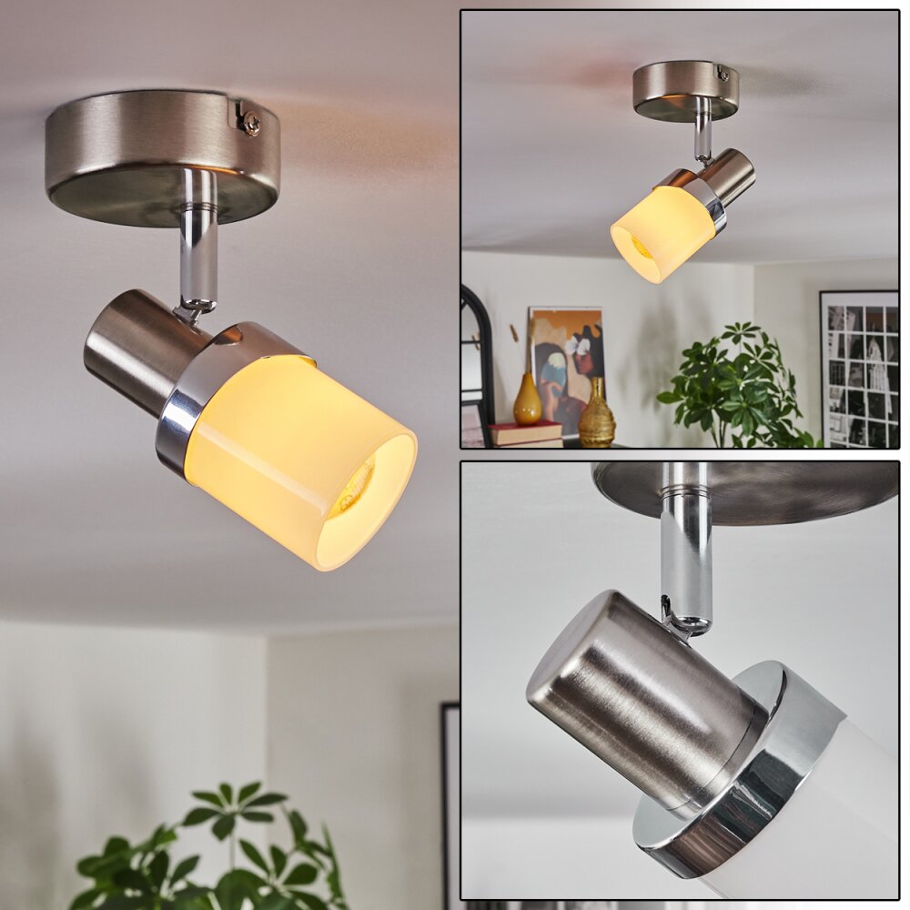 Davor Taklampa, Takstrålkastare Krom, Nickel matt, 1-ljuskällor main product photo