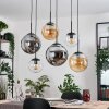 Gastor Pendellampa, kullampa, Pendelbelysning Amber, Klart, Rökfärger, 6-ljuskällor