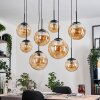 Gastor Pendellampa, kullampa, Pendelbelysning Amber, 8-ljuskällor