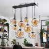 Gastor Pendellampa, kullampa, Pendelbelysning Amber, 8-ljuskällor