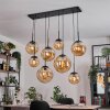 Gastor Pendellampa, kullampa, Pendelbelysning Amber, 8-ljuskällor