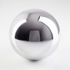 Lampskärm i glas  Gastor Reservglas 15 cm Krom, Rökfärger