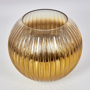 Lampskärm i glas  Koyoto Reservglas, reservdel 20 cm Guld, Klart