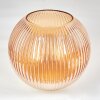 Lampskärm i glas  Koyoto Reservglas, reservdel 30 cm Amber
