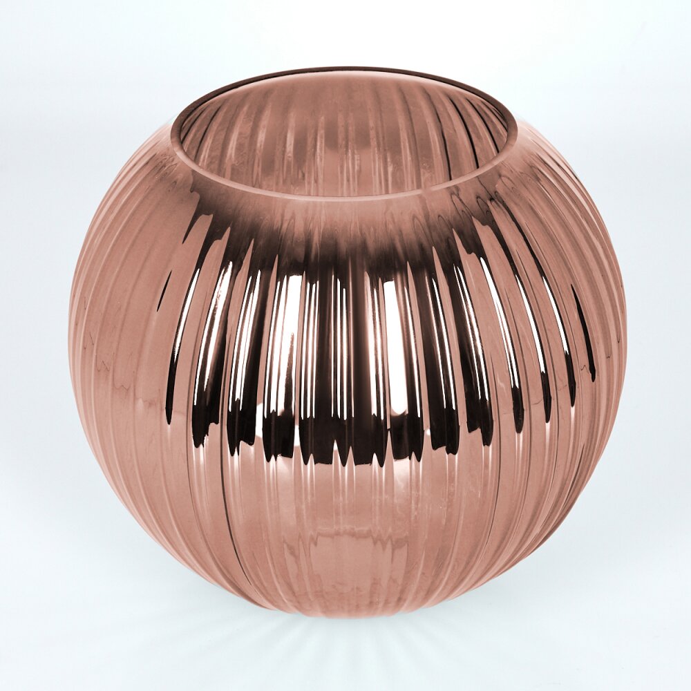 Lampskärm i glas Koyoto Reservglas, reservdel 20 cm Kopparfärg, Röd main product photo