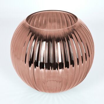Lampskärm i glas  Koyoto Reservglas 20 cm Kopparfärg, Röd