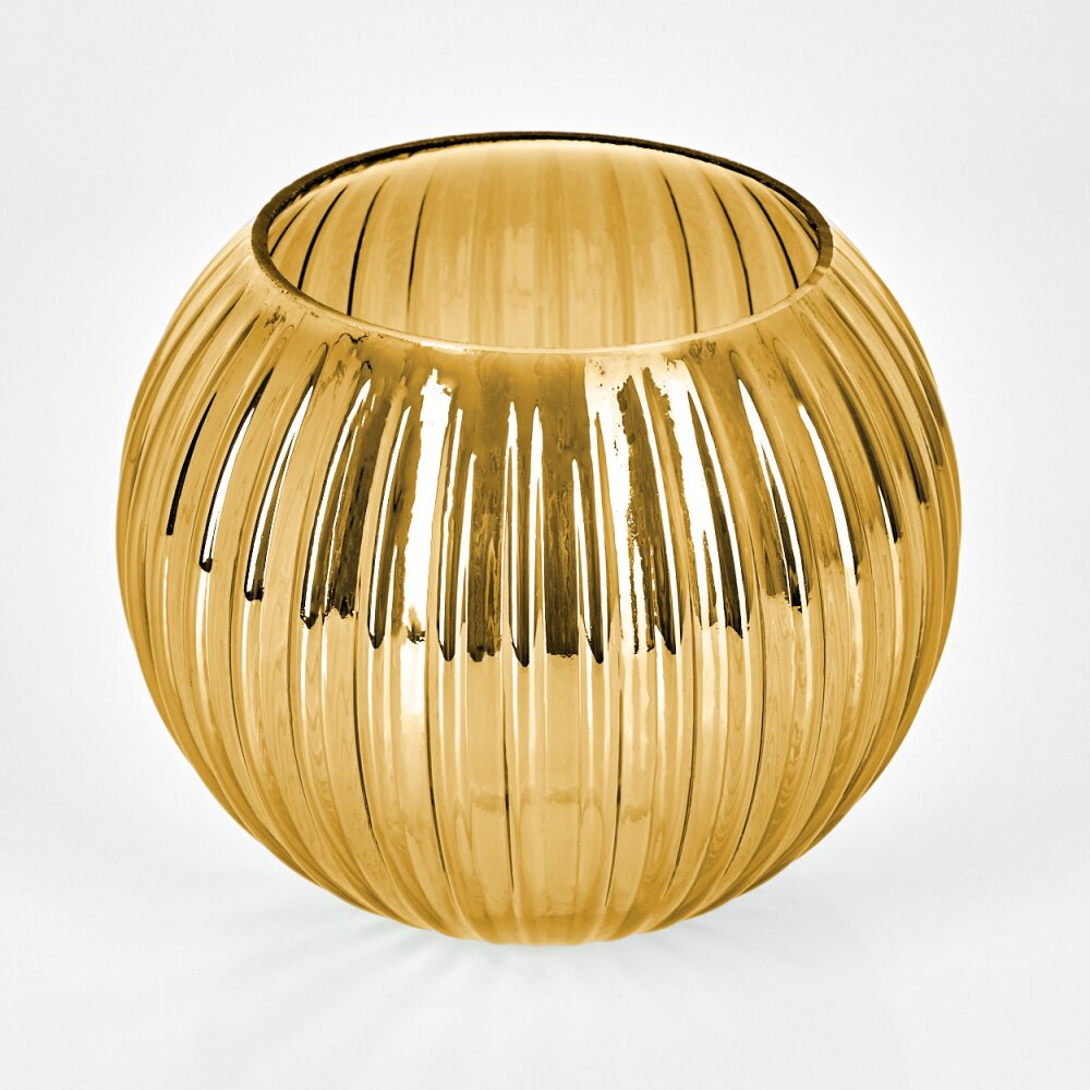 Lampskärm i glas Koyoto Reservglas, reservdel 15 cm Guld main product photo