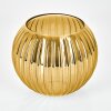Lampskärm i glas  Koyoto Reservglas, reservdel 15 cm Guld