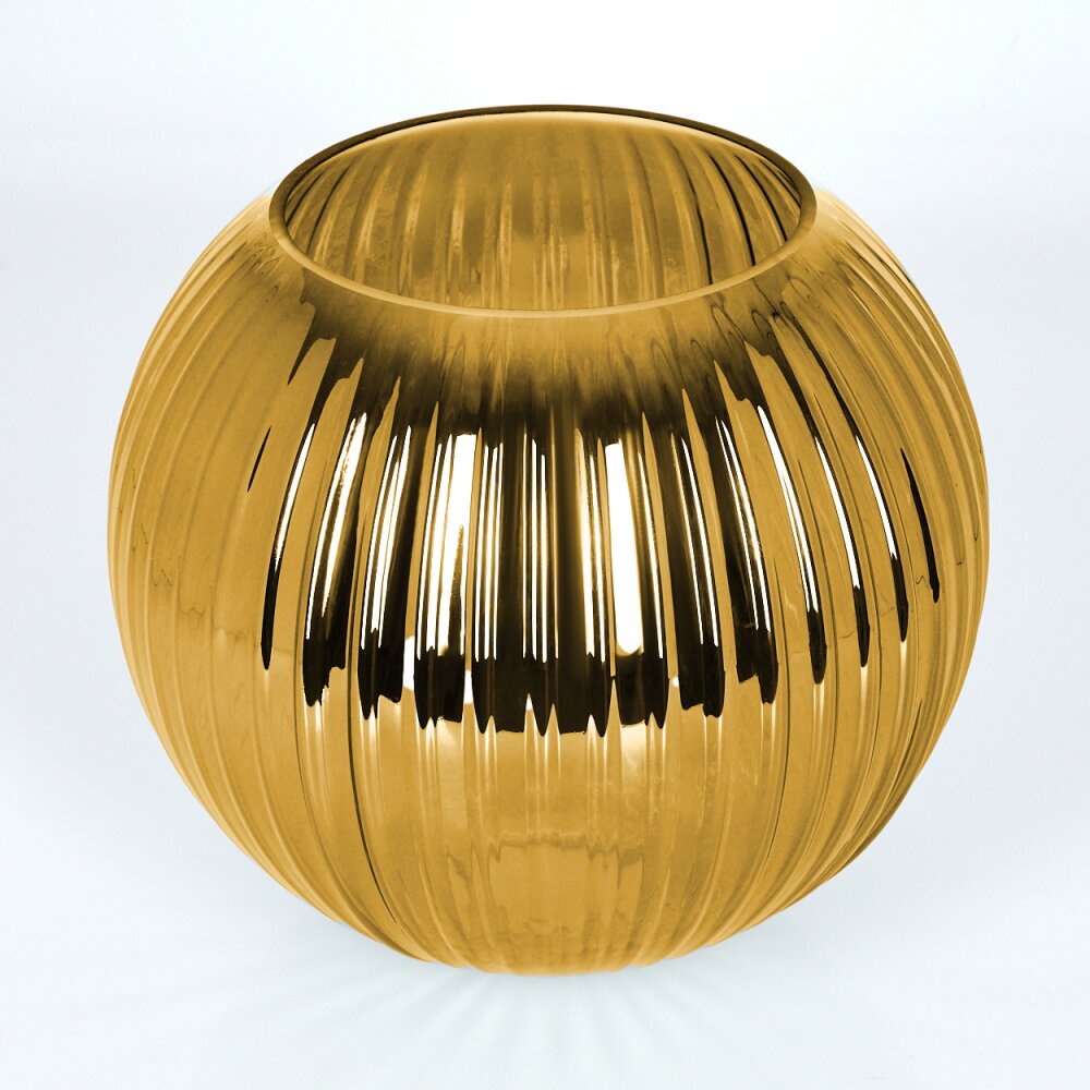 Lampskärm i glas Koyoto Reservglas, reservdel 20 cm Guld main product photo