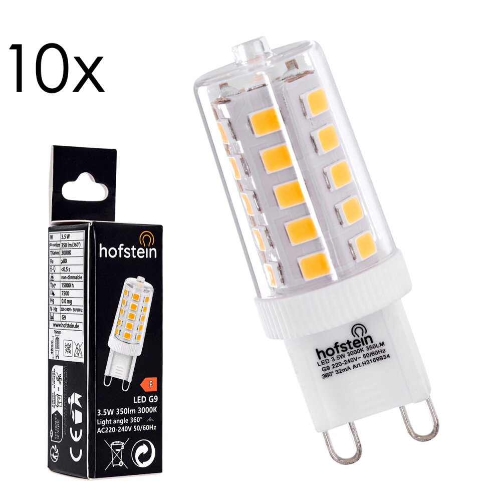 G9 LED 3 Watt varmvit 330 Lumen main product photo