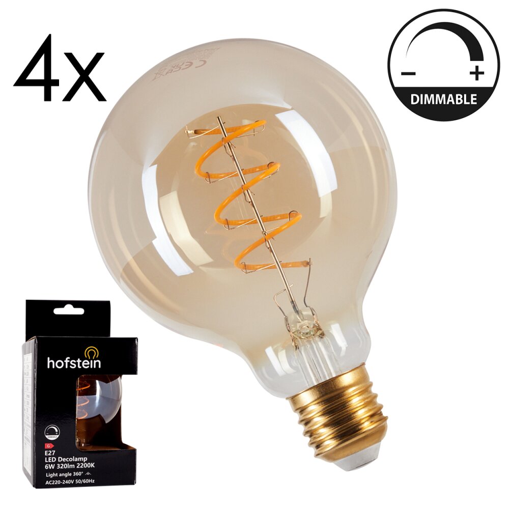 E27 LED 6 Watt varmvit dimbar 320 Lumen main product photo
