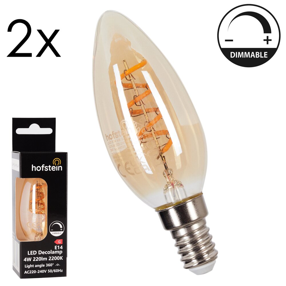 E14 LED 4 Watt varmvit dimbar 220 Lumen main product photo