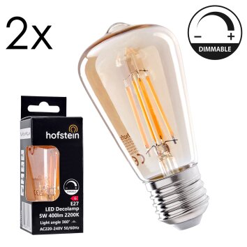 E27 LED 5 Watt varmvit dimbar 400 Lumen