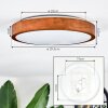 Sofo Taklampa, Panel LED Vit, 1-ljuskällor