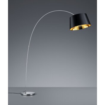 Trio Lampor LINZ Golvlampa Krom, 1-ljuskällor Trio Lampor LINZ Golvlampa Krom, 1-ljuskällor