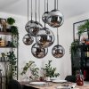 Gastor Pendellampa, kullampa, Pendelbelysning Rökfärger, 8-ljuskällor
