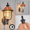 Gascon vägglampa utomhus, Vägglampa Kopparfärg, Svart, 1-ljuskällor