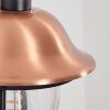 Gascon vägglampa utomhus, Vägglampa Kopparfärg, Svart, 1-ljuskällor