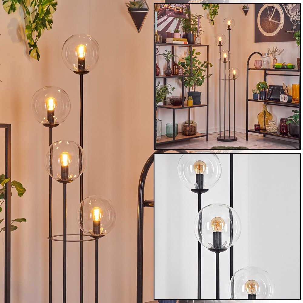 Gastor Golvlampa 30 cm Klart, 4-ljuskällor main product photo