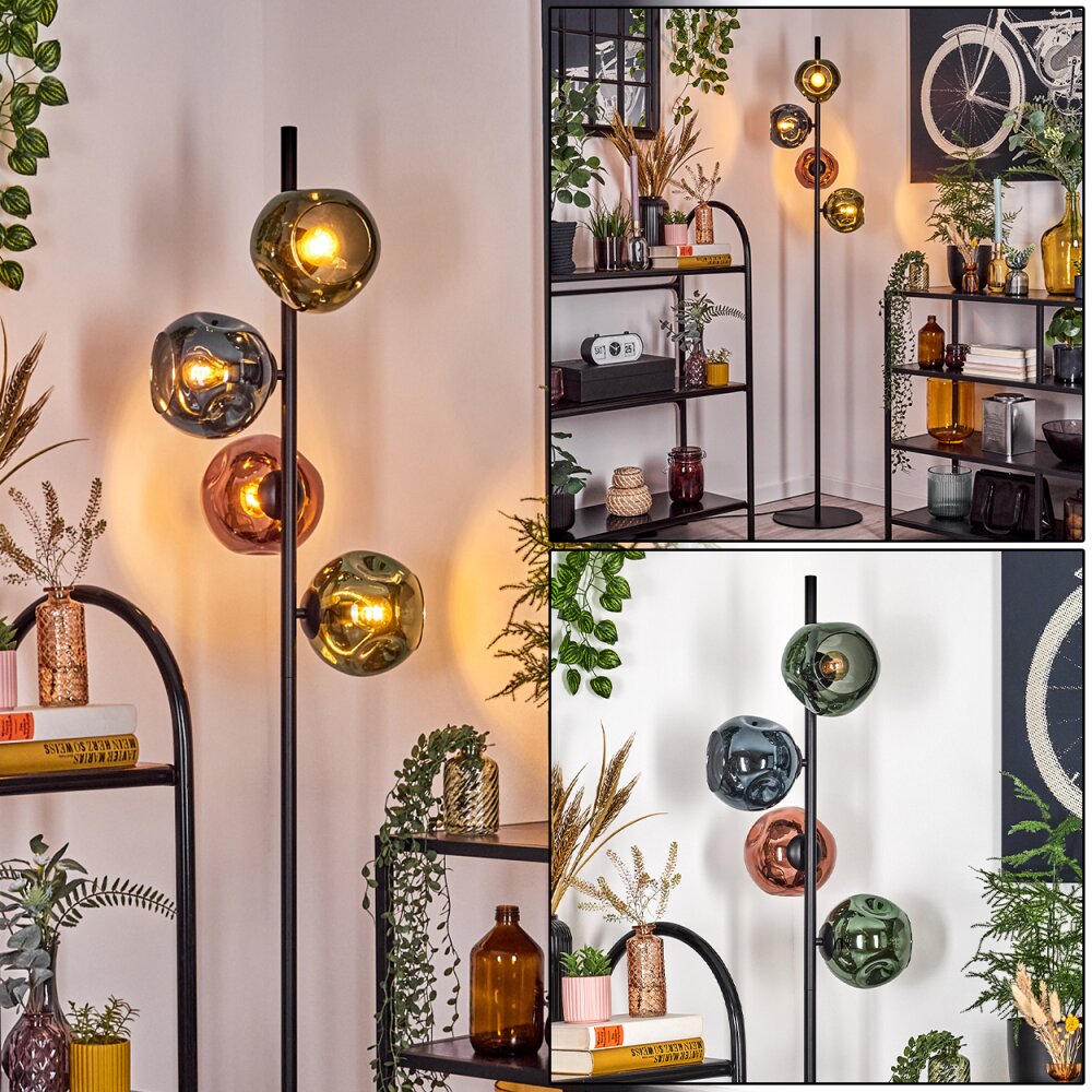 Ripoll Golvlampa Blå, Grön, Kopparfärg, 4-ljuskällor main product photo