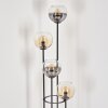 Koyoto Golvlampa 30 cm Trä ljus, Svart, 4-ljuskällor