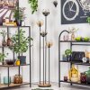 Koyoto Golvlampa 30 cm Trä ljus, Svart, 4-ljuskällor