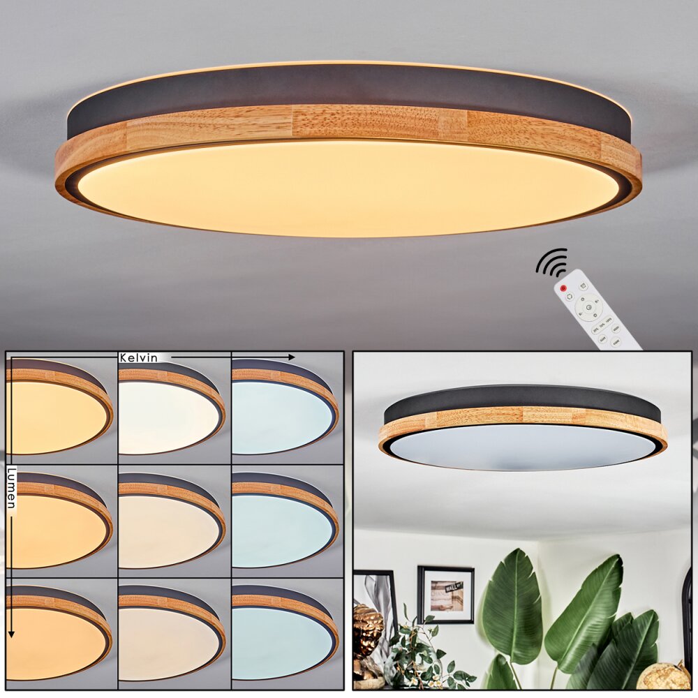 Cadaixo Taklampa, Panel LED Vit, 1-ljuskällor, Fjärrkontroll main product photo
