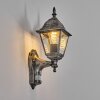 Naofe vägglampa utomhus, Vägglampa Svart, Silver, 1-ljuskällor, Rörelsedetektor
