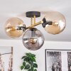 Gastor Taklampa, kullampa 42 cm Guld, Svart, 3-ljuskällor
