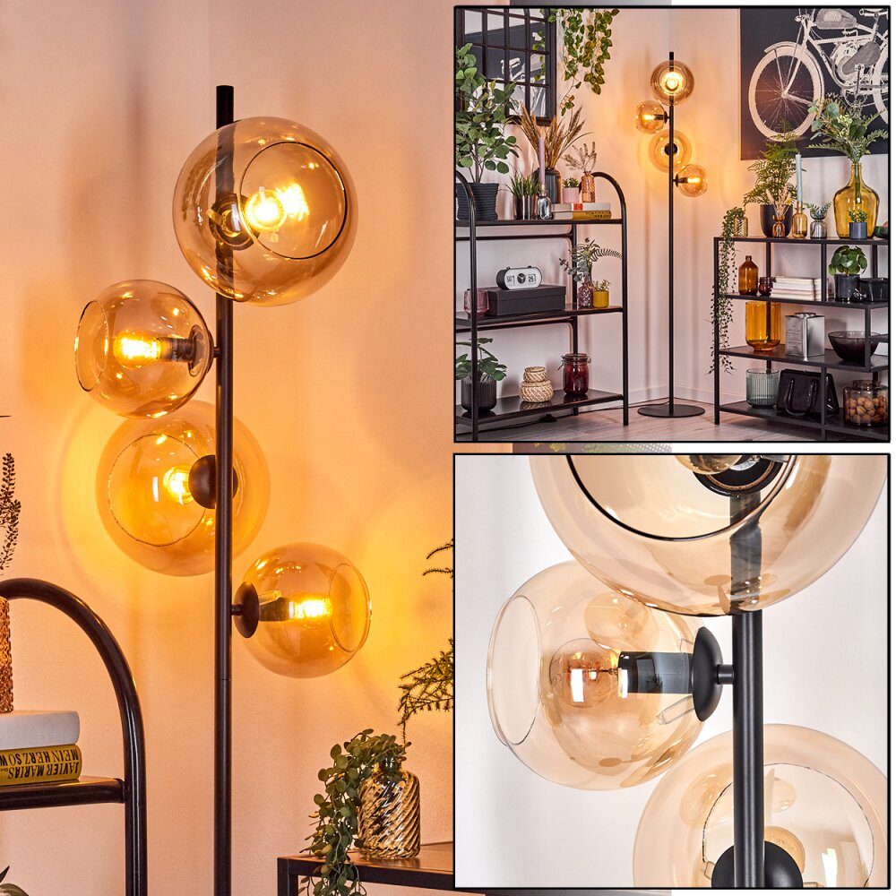 Dagan Golvlampa Amber, 4-ljuskällor main product photo