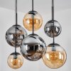 Gastor Pendellampa, kullampa, Pendelbelysning Amber, Rökfärger, 6-ljuskällor