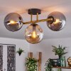 Gastor Taklampa, kullampa 42 cm Guld, Svart, 3-ljuskällor