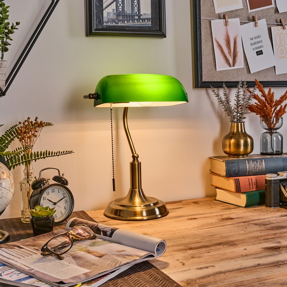 Havsta Skrivbordslampa, Bordslampa Antikmässing, 1-ljuskällor main product photo